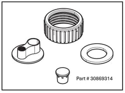 METTLER TOLEDO M9 GL45 Bottle Adapter for EVA V1/V3 KF Titrator